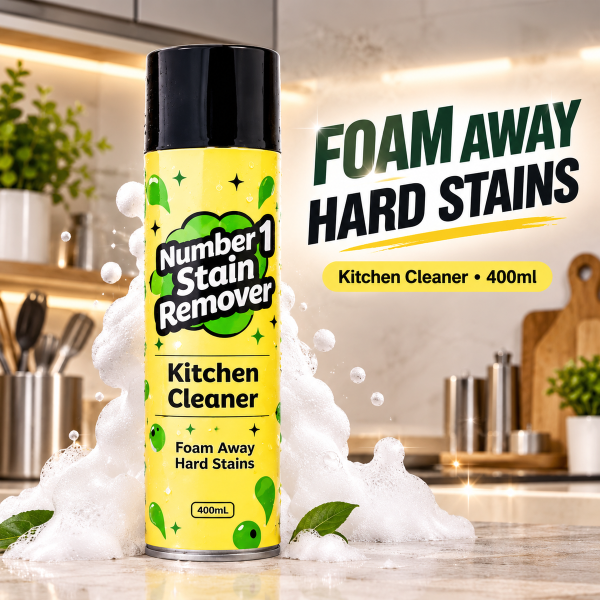 Heavy-Duty Kitchen Stain Remover