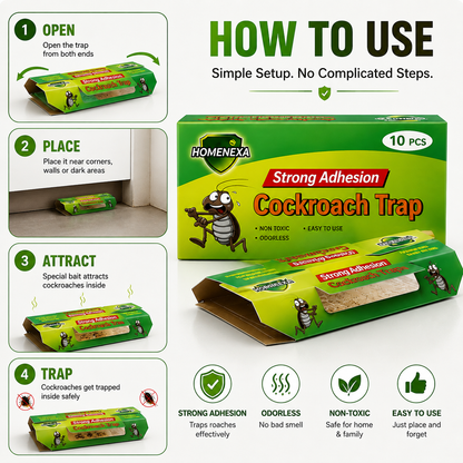 Cockroach killer trap chemical free