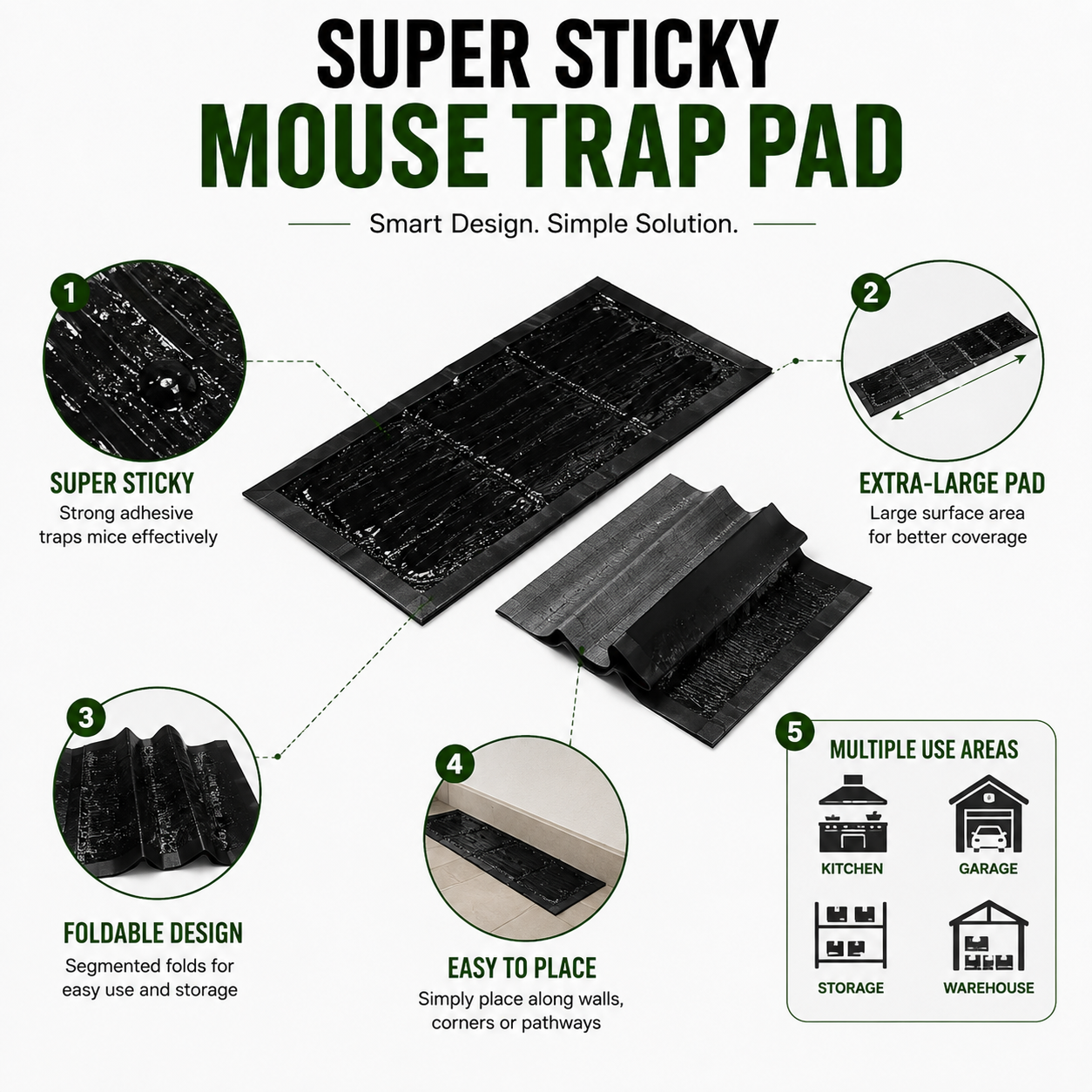 Super Sticky Mouse Trap Pad