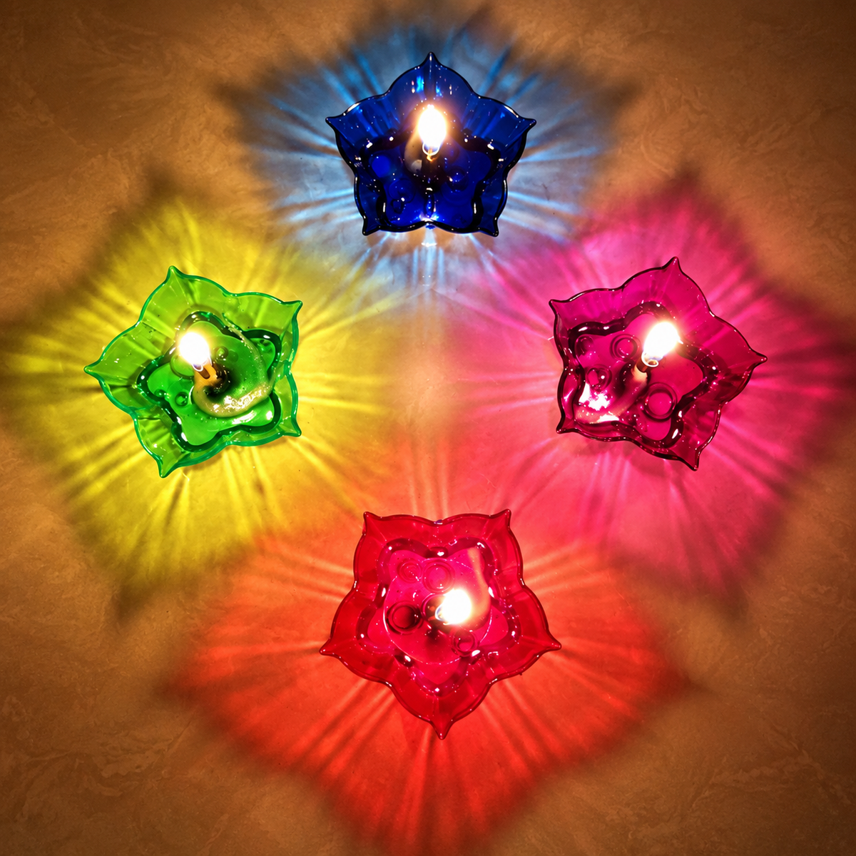 Festive Reflection 3D Diya