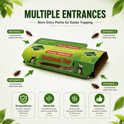Cockroach killer trap chemical free