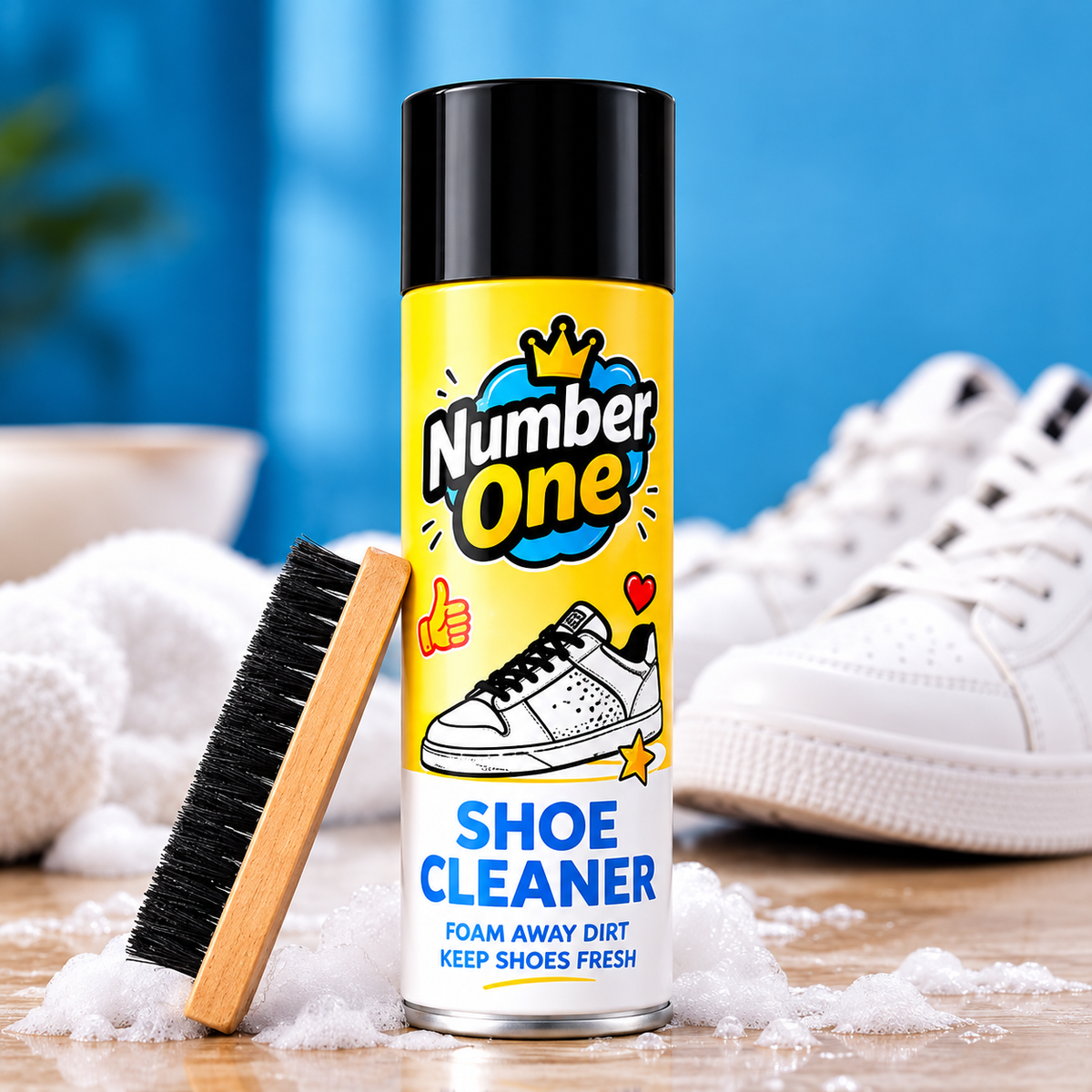Foam-Based Footwear Cleaner