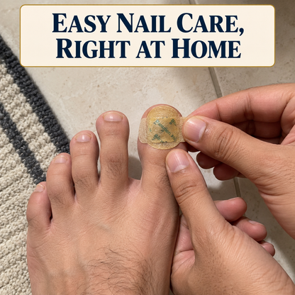 Fungal nail repair patches