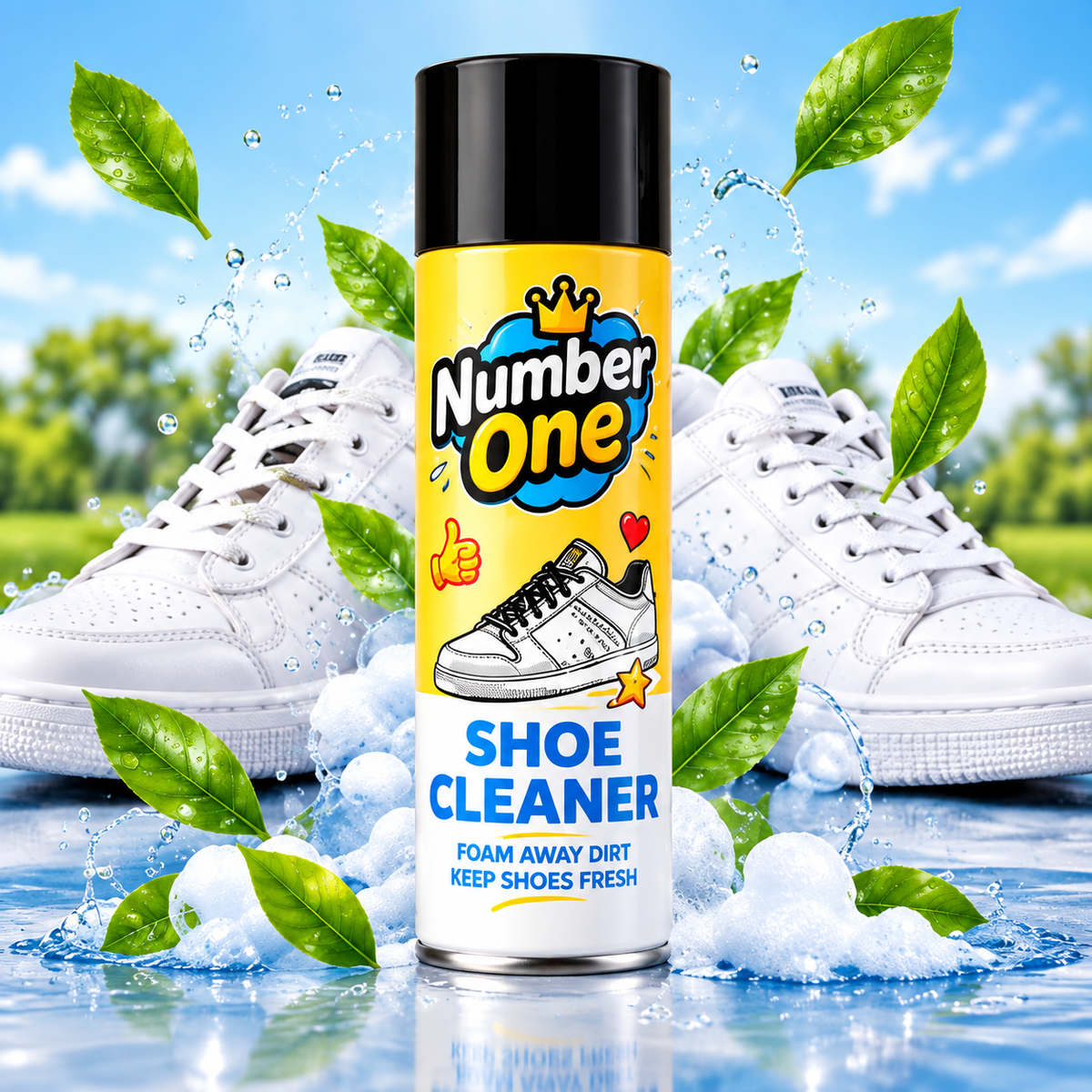 Foam-Based Footwear Cleaner